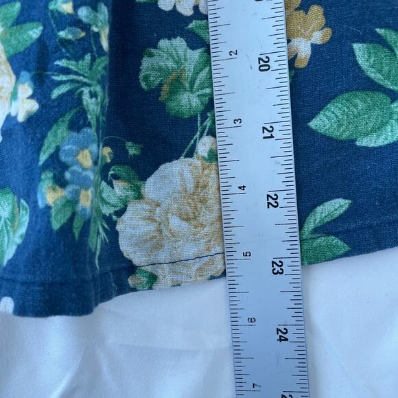 Old Navy Dress Girls 5T Floral Linen Cottagecore Maxi - Picture 2 of 6